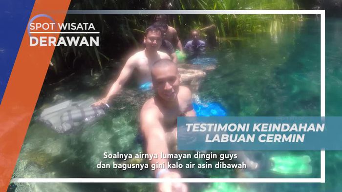 Pengalaman Seru Berenang di Jernihnya Labuan Cermin Derawan 