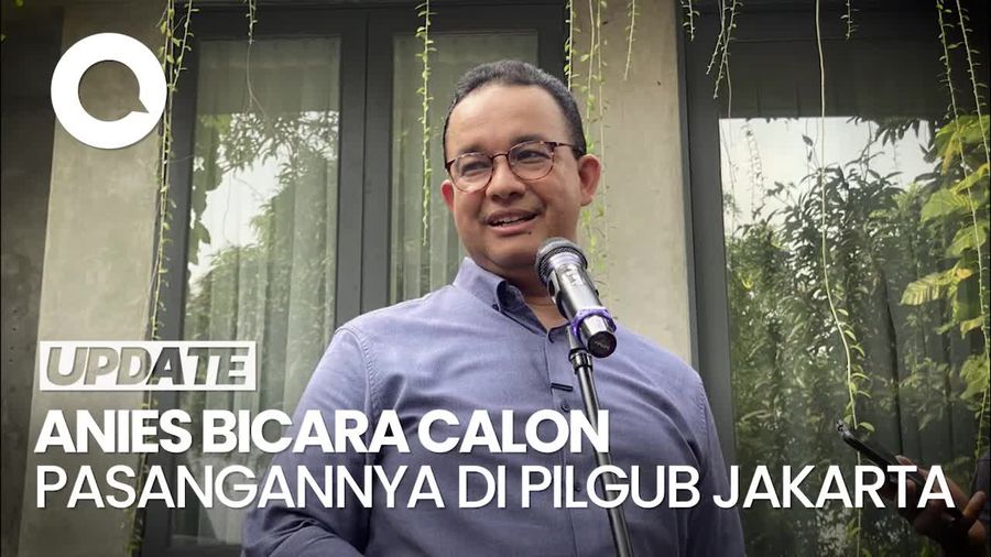 Anies Harap Wakilnya di Pilgub Jakarta Dapat Didukung Semua Pihak