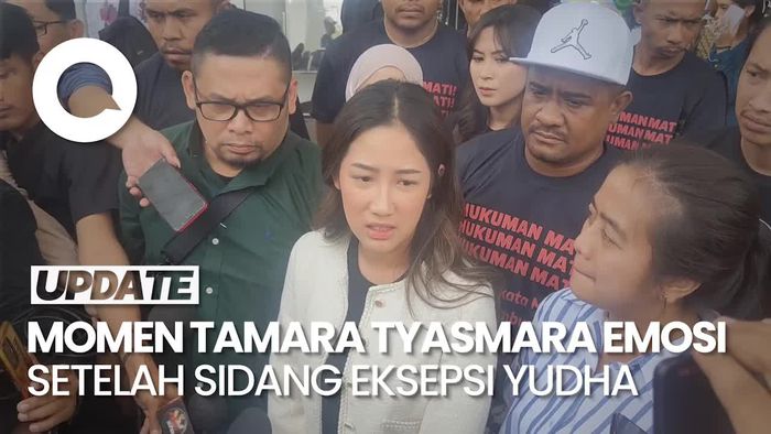 Luapan Emosi hingga Rasa Syukur Tamara Tyasmara di Sidang Eksepsi Yudha