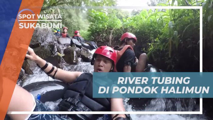 Mengarungi Arus Deras Saat River Tubing di Pondok Halimun, Sukabumi