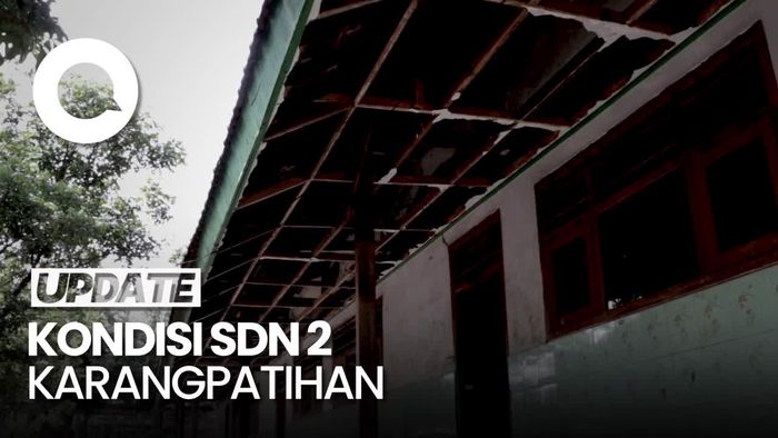 Miris, Penampakan SDN 2 Karangpatihan Sudah Reyot dan Mau Ambruk