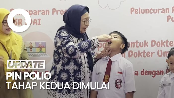 Peringatan Hari Anak Nasional, IDAI-Kemenkes Luncurkan PIN Polio Tahap Kedua