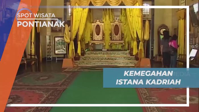 Kemegahan Ruangan Sultan di Istana Kadriah Pontianak