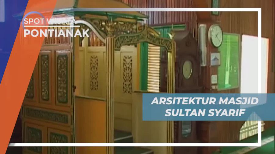 Masjid Sultan Syarif Abdurrahman Memiliki Arsitektur Campuran Antara Arab, Cina dan Eropa, Pontianak
