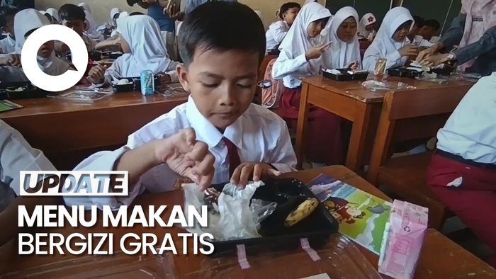 Intip Menu Makan Bergizi Gratis yang Diuji Coba Gibran di SD Bogor