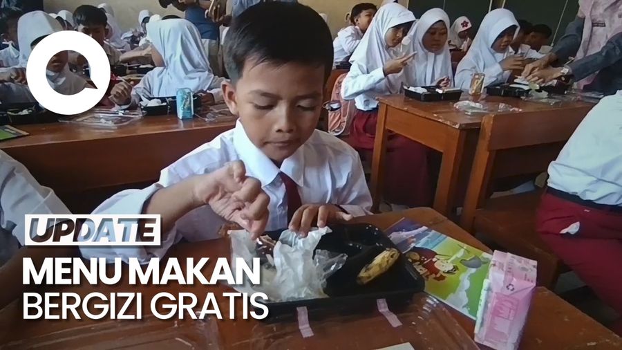 Intip Menu Makan Bergizi Gratis yang Diuji Coba Gibran di SD Bogor
