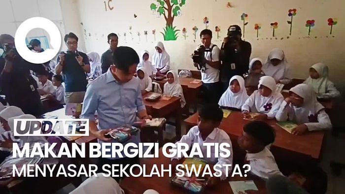 Makan Bergizi Gratis Juga Menyasar Sekolah Swasta? ini Kata Gibran