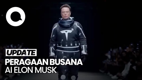 Gaya Donald Trump-Joe Biden Tampil di Catwalk AI Elon Musk