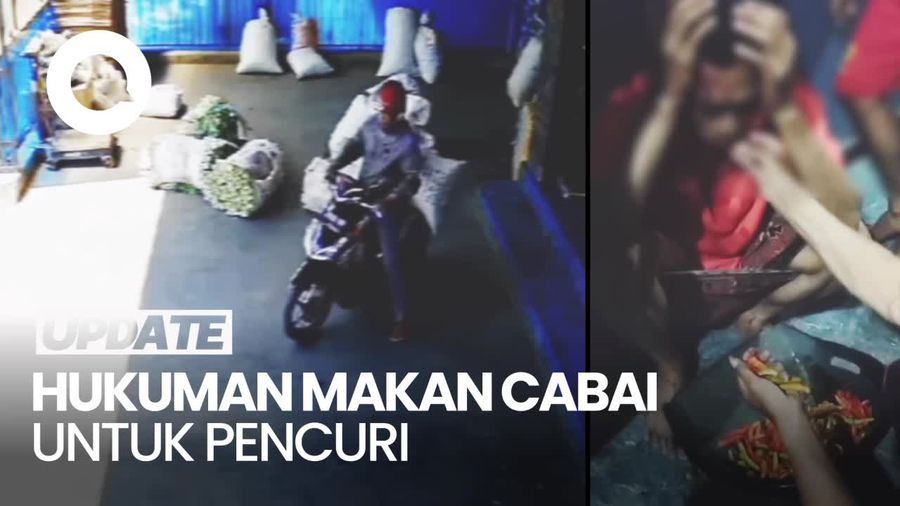 Pencuri Cabai di Temanggung Dihukum Makan Cabai 1 Ember