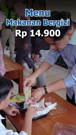  Ini Menu Makanan Bergizi Gratis yang Diuji Coba