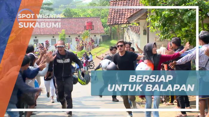 Persiapan Balapan Tradisional Lori Race di Sukabumi