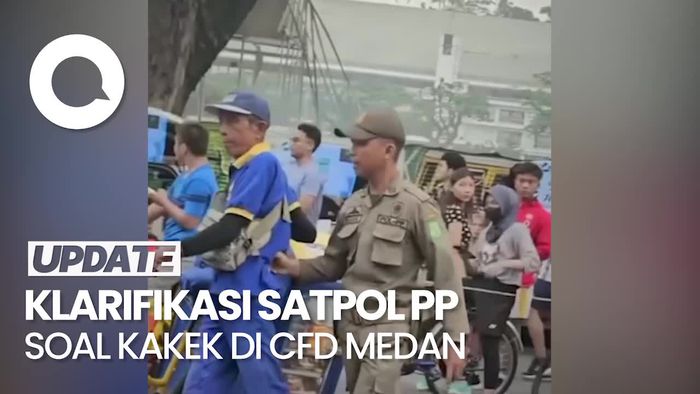Viral Kakek Penjual Roti Didorong di CFD Medan, Satpol PP: Dia Ngeyel