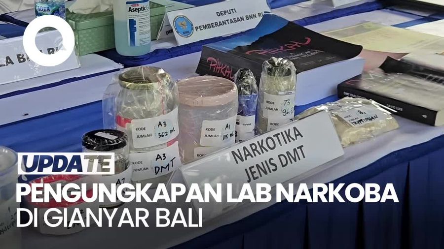 BNN Ungkap Lab Narkoba Milik Jaringan Internasional di Gianyar Bali