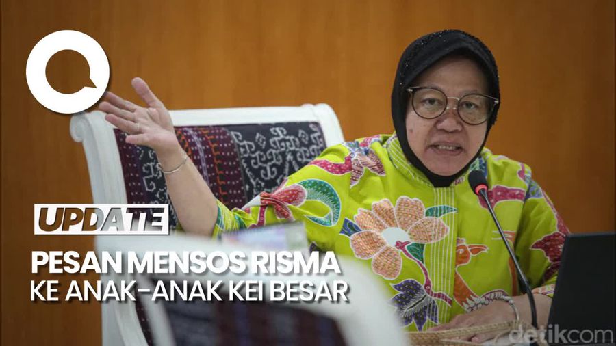 Petuah Mensos Risma ke Anak-anak Kei Besar Agar Sukses: Nggak Boleh Berantem