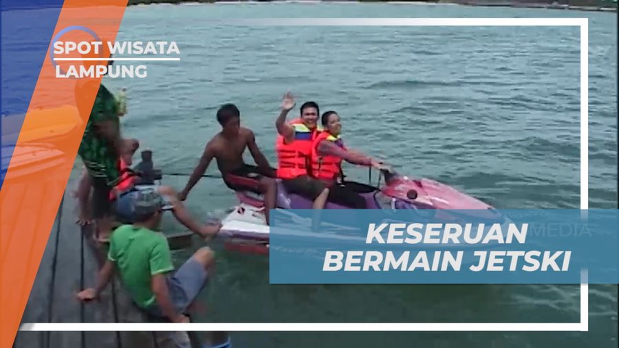Menikmati Keseruan Kebut-kebutan di Laut Naik Jetski, Lampung