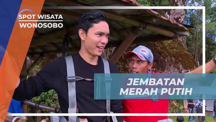 Menyaksikan Keindahan Alam Dieng Dari Jembatan Merah Putih Wonosobo