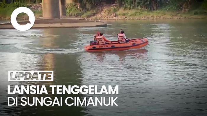 Lansia Tenggelam saat Mancing di Sungai Cimanuk, Tim SAR Lakukan Pencarian