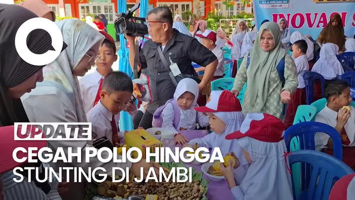Pemkab Jambi Gelar Vaksinasi Polio untuk Anak SD