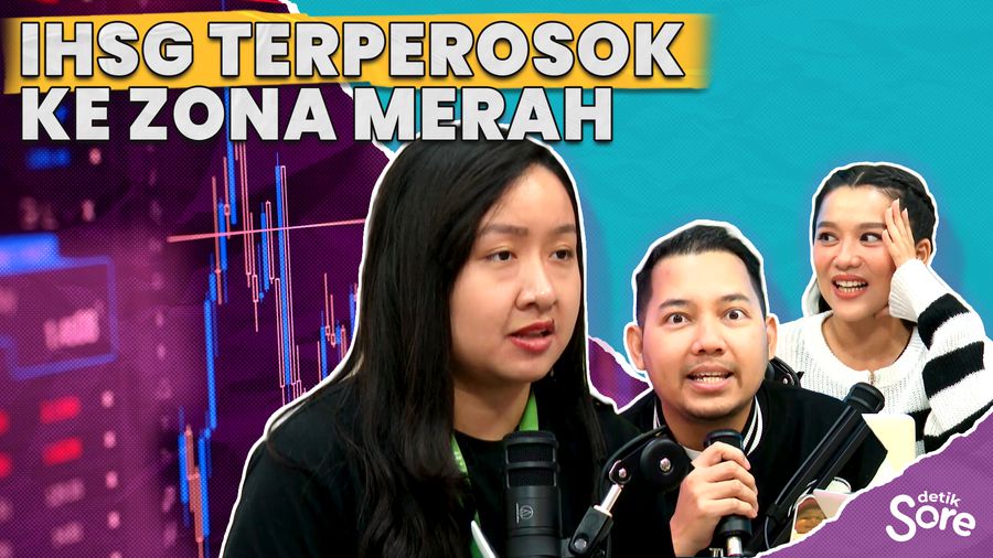 IHSG Terperosok Ke Zona Merah