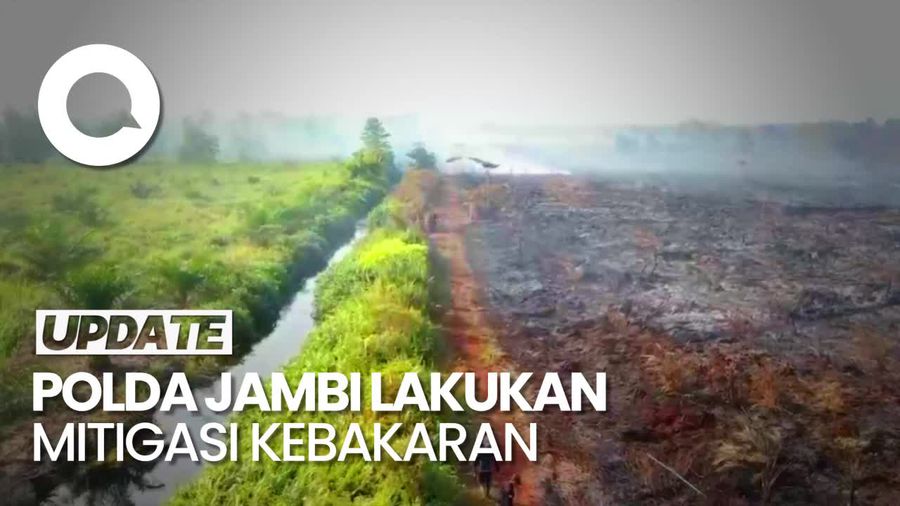 Polda Jambi Mitigasi Kebakaran Lahan di Perbatasan dengan Sumsel