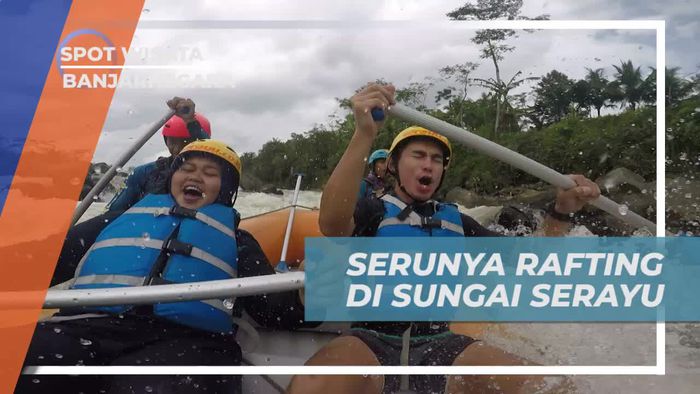 Mencoba Menaklukkan Jeram Huja Negara Sungai Serayu Banjarnegara