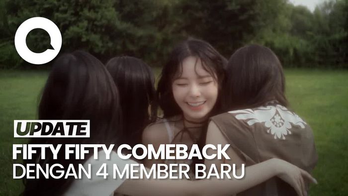 Cuplikan Empat Member Baru FIFTY FIFTY di Teaser Siluet