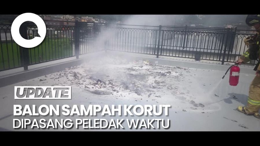 Korsel Sebut Balon Sampah Korut Dipasang Peledak, Tak Bisa Asal Tembak