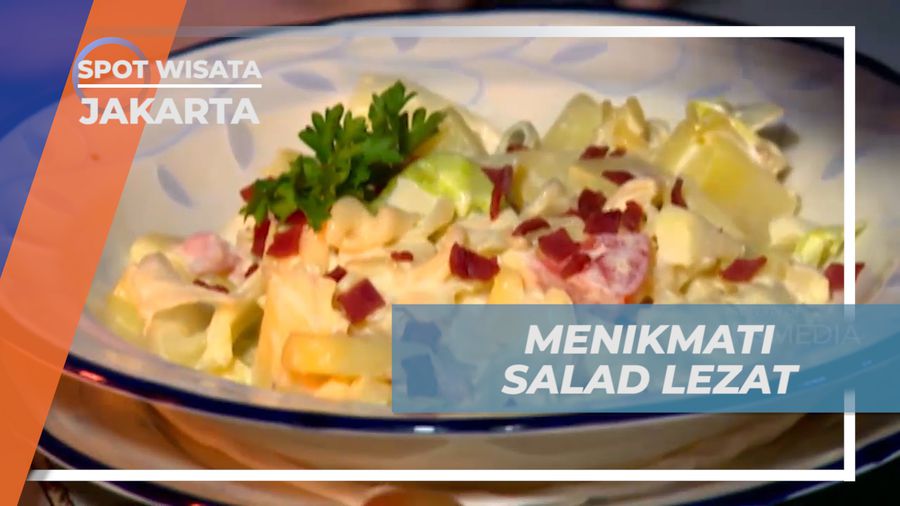 Menikmati Kelezatan Kuliner Salad Sambil Melihat Pemandangan Perkotaan, Jakarta