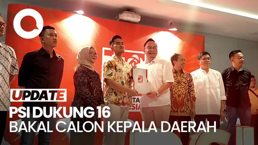 PSI Dukung 16 Bakal Calon Kepala Daerah, Ada Lalu Muhammad-Indah Dhamayanti