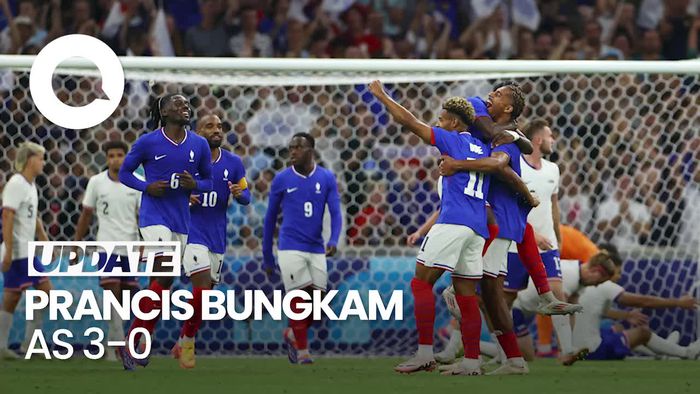 Prancis Taklukkan AS 3-0 dalam Olimpiade 2024