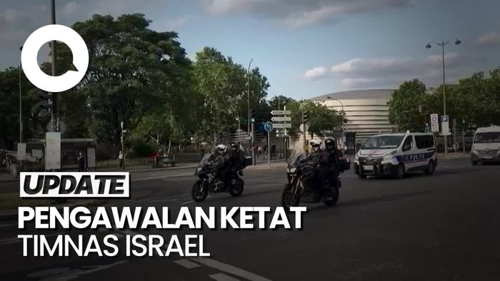 Tim Sepakbola Israel Tiba di Paris, Dikawal 12 Motor-14 Mobil Polisi