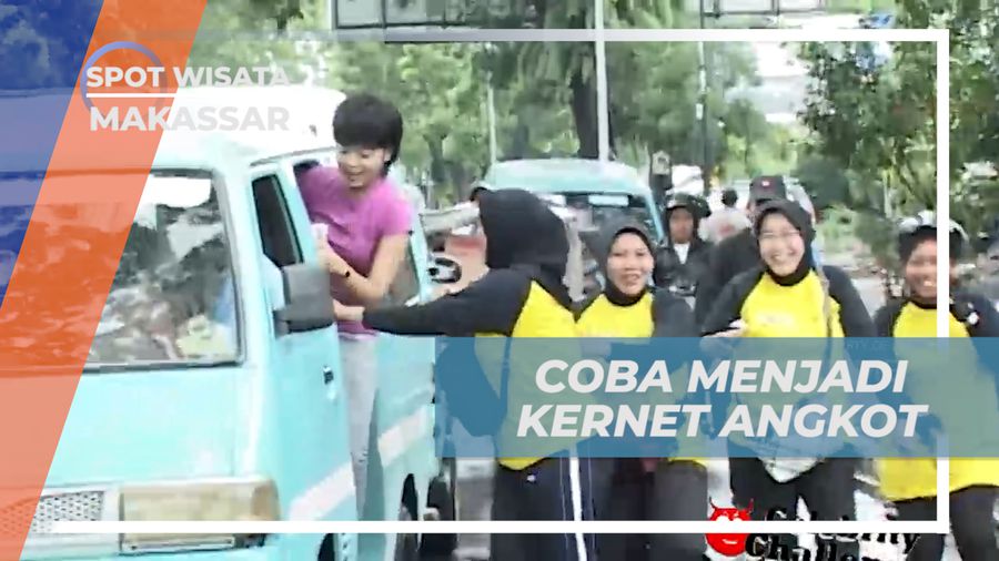Sensasi Berkeliling Kota Naik Angkot Sambil Mencari Penumpang, Makassar