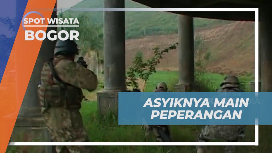 Serunya Susun Strategi Serang Bermain Airsoft Gun, Bogor