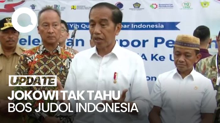 Jokowi soal Inisial T Bos Judi Online Indonesia: Tanya ke Pak Benny Aja