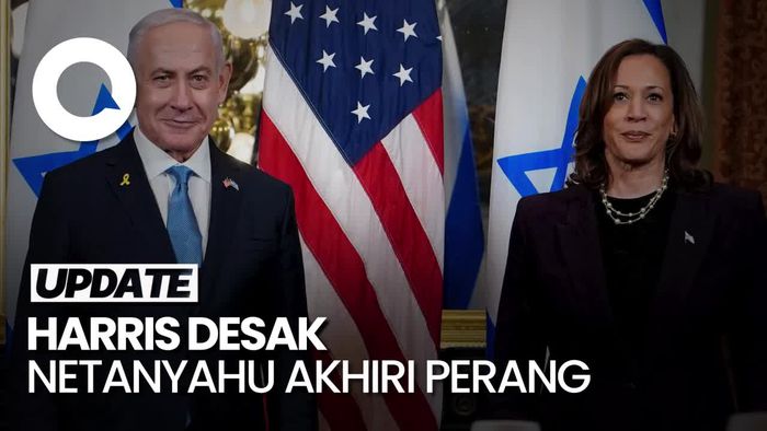 Bertemu PM Israel Netanyahu, Kamala Harris Desak Akhiri Perang di Gaza