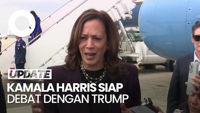 Kamala Harris: Saya Siap Debat Pilpres dengan Donald Trump