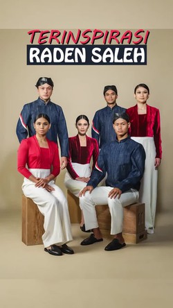 Kostum Defile Garuda di Olimpiade Paris