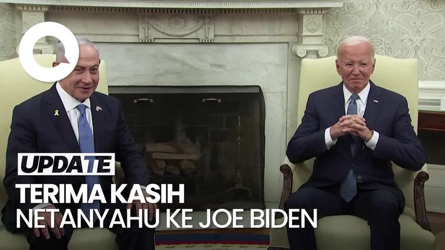 Bertemu Joe Biden, Netanyahu: Terima Kasih untuk Dukungannya ke Israel