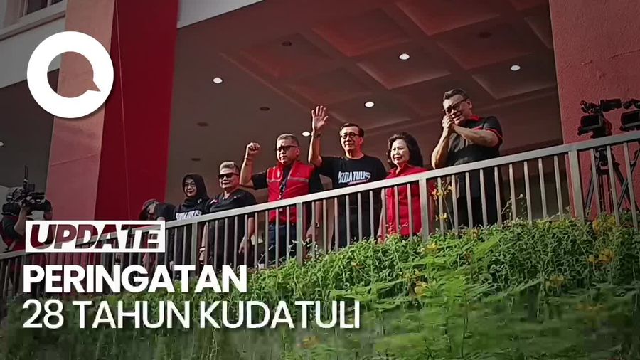 PDIP Gelar Teatrikal Peringatan Kudatuli, Ganjar-Yasonna Hadir