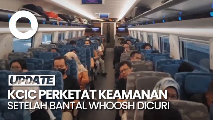 1.390 CCTV Dipasang Seusai Bantal Kereta Whoosh Dicuri