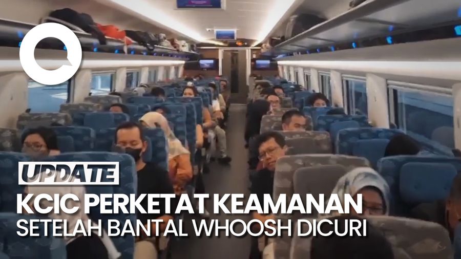 1.390 CCTV Dipasang Seusai Bantal Kereta Whoosh Dicuri