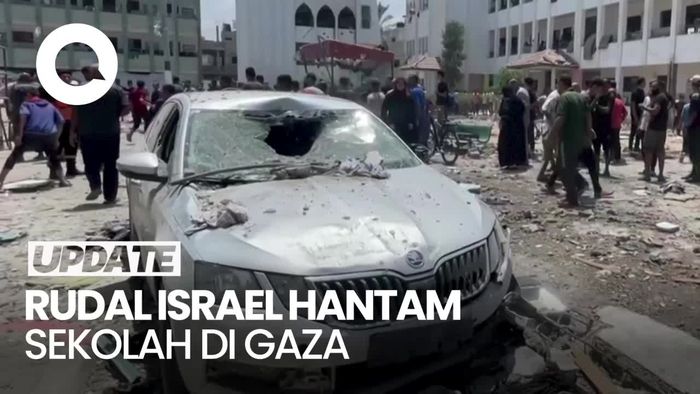 Israel Serang Sekolah di Deir Al-Balah Gaza, 30 Orang Tewas