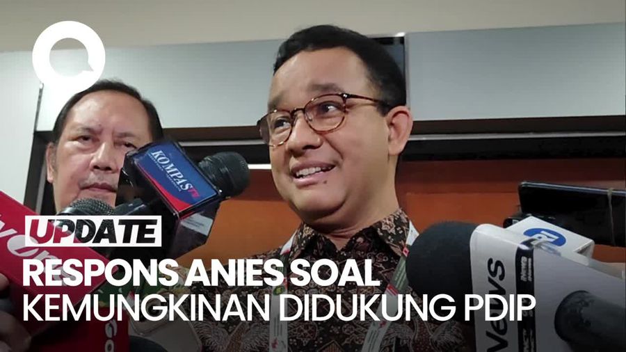 Berkemungkinan Besar Didukung PDIP di Pilkada Jakarta, Anies Bersyukur