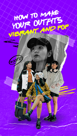 4 Ide Styling Outfit Warna Mencolok dan Bermotif