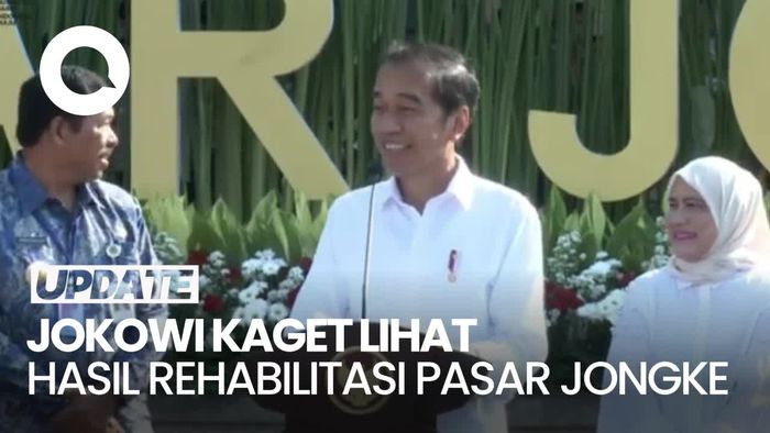 Jokowi Kaget Lihat Pasar Jongke Seusai Direhabilitasi: Mal Saja Kalah
