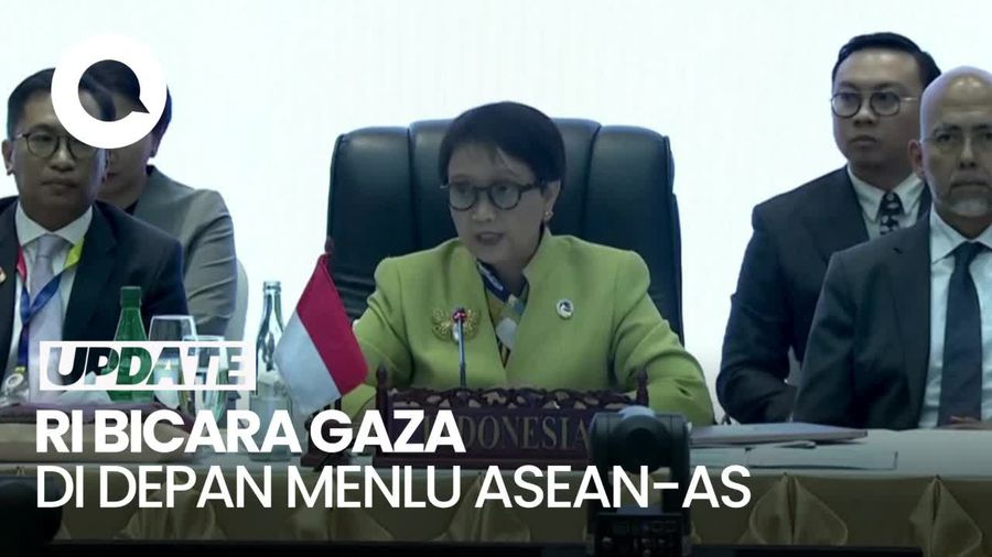 Di Depan Menlu ASEAN-AS, RI Singgung Situasi Mengerikan di Gaza