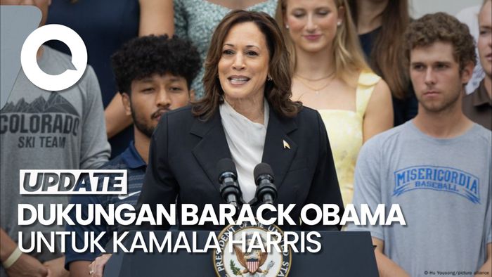 Kamala Harris Resmi Didukung Barack-Michelle Obama untuk Pilpres AS 2024