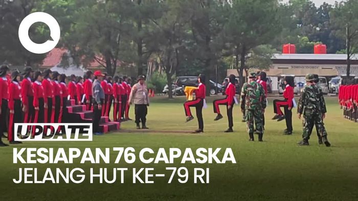 76 Capaska Digembleng Berlatih untuk Upacara HUT RI di IKN