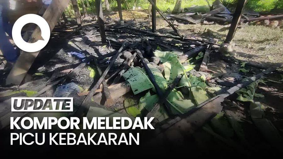 Kompor Meledak Picu Kebakaran, Kakak-Adik di Polman Tewas