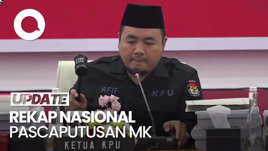 KPU Gelar Rekap Nasional Hasil Suara Pemilu 2024 Pascaputusan MK